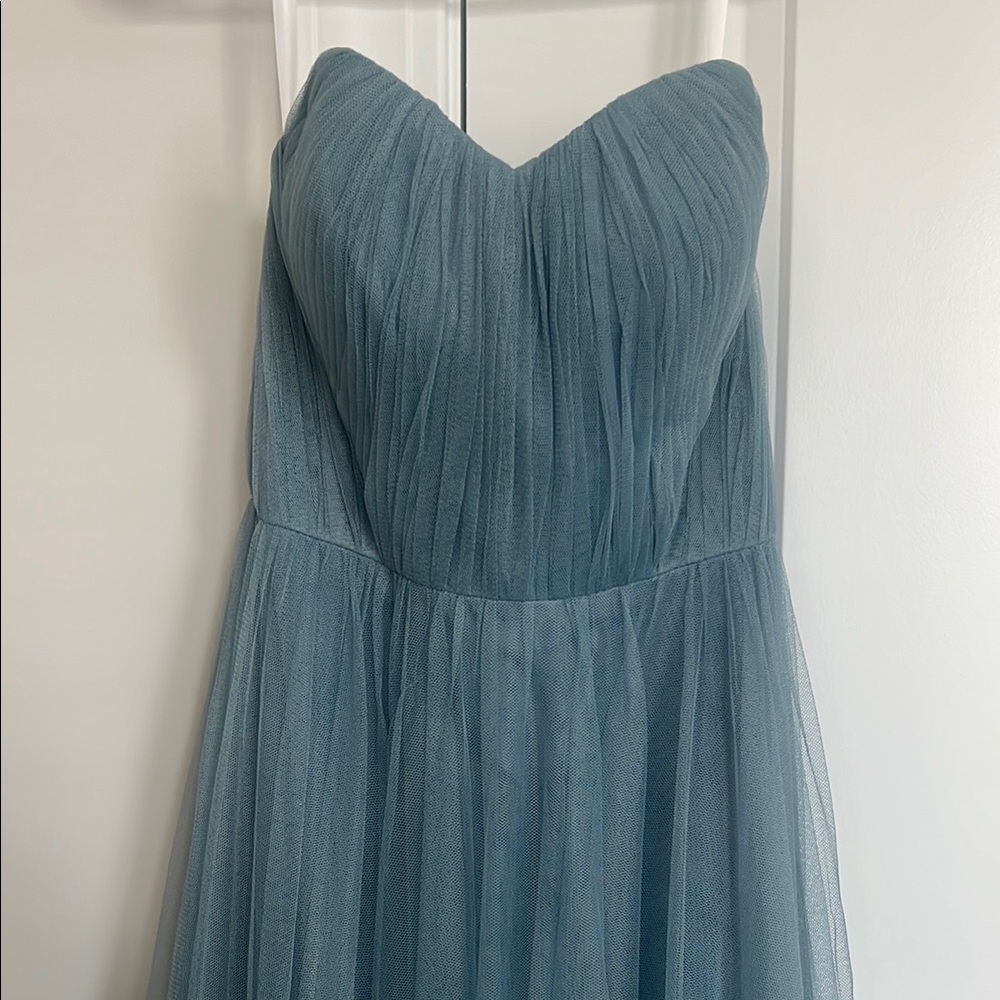 Revelry Strapless Dress - French Blue